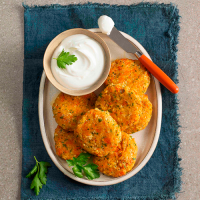 Burger di carote e sesamo alla paprika