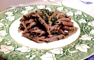 Penne Pasta with Mint Pesto