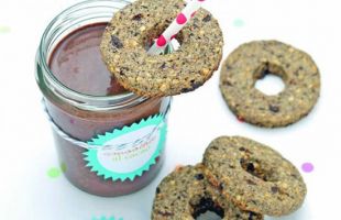 Buckwheat Donuts with Nuts and Chocolate