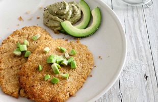 Millet and Cauliflower Cutlet with Tzatziki Style Mayonnaise