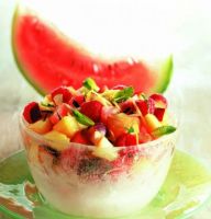 Watermelon with Summer Fruit Salad