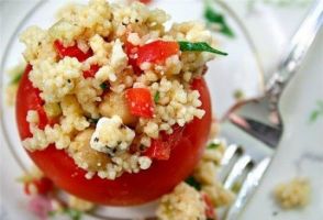Tomatoes Stuffed with Couscous