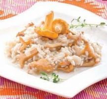 Risotto with Chanterelle and Shallot Cream