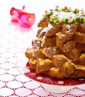 Pandoro alla Frutta con Crema all'Arancia