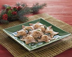 Ravioli of Rye with Spinach, Cheese and Nutmeg