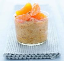 Soft Apple Dessert with Clementine