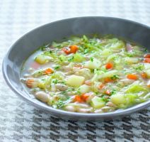 Zuppa di Fagioli e Cavolo Cappuccio