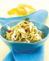 Spaghetti Profumati con Caprino e Limone