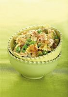 Farfalle con Fave Fresche e Salsa al Basilico