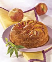 Soft Cake with Peaches