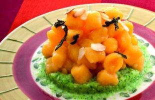 Pumpkin Gnocchi in Broccoli Cream 