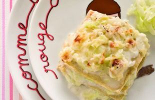 Lasagna with Cabbage and Goat Crescenza Cheese