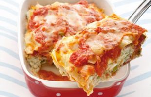 Lasagna with Ricotta and Pesto of Zucchini