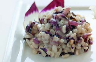 Barley with Radicchio and Cheese