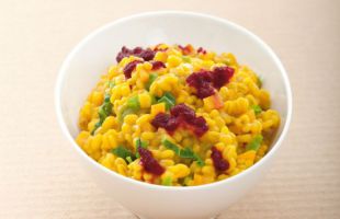 Orzotto alla Curcuma con Verza e Barbabietola