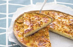 Torta di Porri con Grano Saraceno e Pecorino