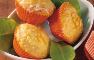 Almond Paste Cakes with Coconut and Orange