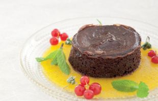 Tortino Caldo di Cioccolato in Salsa di Mele